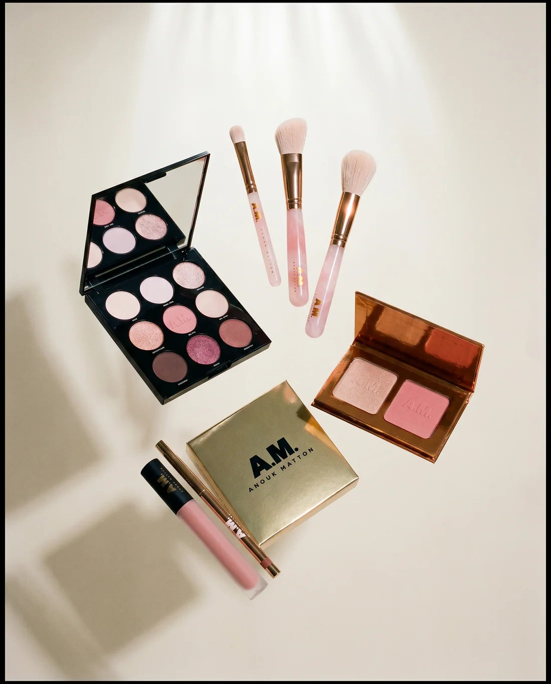 Fripeolympa Makeup Collection Palette Brush and Lip Set